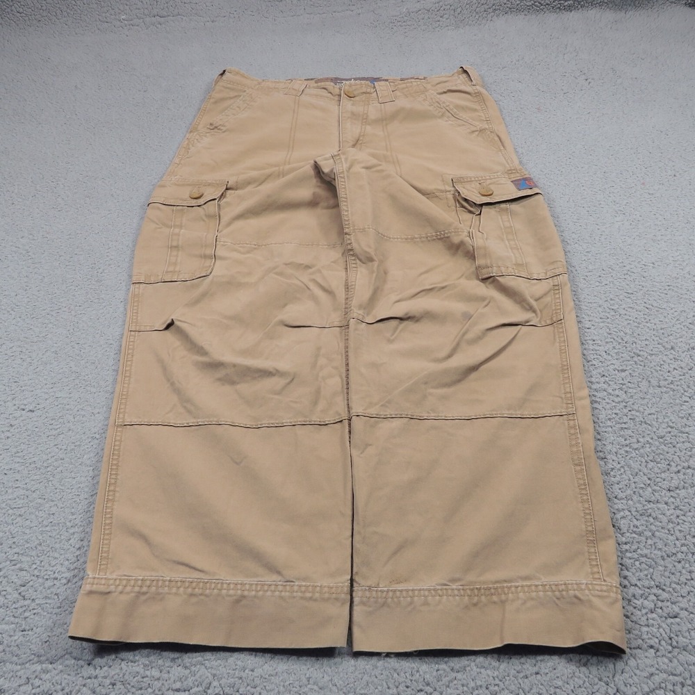Wonderwall Vintage Cargo Pants Mens 35 Baggy Skater Y2K Military Beige 36x30